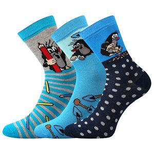 BOMA ponožky Krtek mix 2-kluk 3 pár 20-24 116630