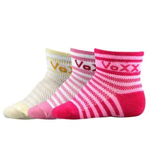 VOXX ponožky Fredíček pruh holka 3 pár 14-17 112649