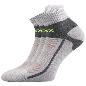 VOXX ponožky Glowing sv.šedá 3 pár 35-38 102497