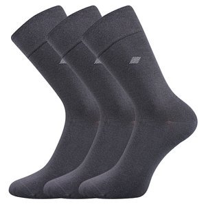 LONKA® ponožky Diagon tm.šedá 3 pár 39-42 115501