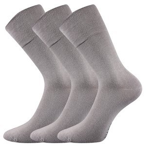 LONKA ponožky Diagram sv.šedá 3 pár 35-38 115449