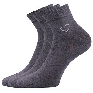 LONKA ponožky Filiona tm.šedá 3 pár 39-42 116334