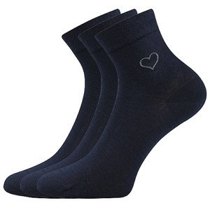 LONKA ponožky Filiona tm.modrá 3 pár 35-38 116332