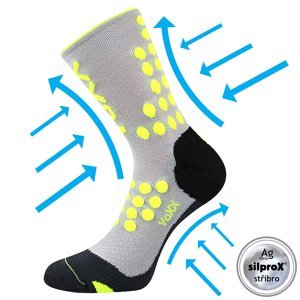 VOXX kompresní ponožky Finish sv.šedá 1 pár 35-38 116733