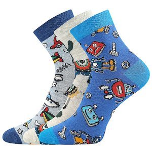 LONKA ponožky Dedotik mix C - kluk 3 pár 20-24 118706