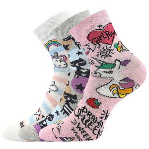 LONKA ponožky Dedotik mix F - holka 3 pár 35-38 118705