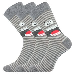 LONKA ponožky Woodoo 04/tlama 3 pár 39-42 117676