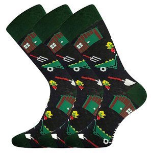 LONKA ponožky Woodoo 20/zahrádka 3 pár 35-38 117710