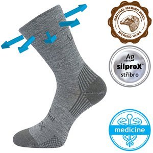 VOXX ponožky Optimus sv.šedá 1 pár 35-38 117762