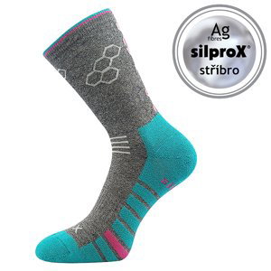 VOXX ponožky Virgo tm.šedá melé 1 pár 35-38 117216