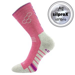 VOXX ponožky Virgo tm.růžová melé 1 pár 35-38 117219