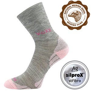 VOXX® ponožky Irizarik sv.šedá/magenta 1 pár 25-29 118906