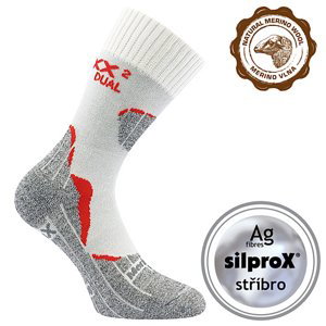 VOXX ponožky Dualix bílá 1 pár 35-38 108997