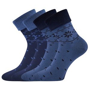 LONKA ponožky Frotana moon blue 2 pár 35-38 117860