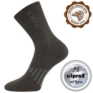VOXX ponožky Powrix hnědá 1 pár 43-46 119321