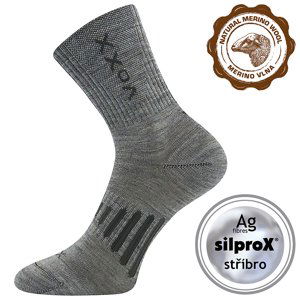 VOXX ponožky Powrix sv.šedá 1 pár 35-38 119306