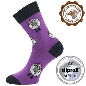 VOXX ponožky Vlněnka fialová 1 pár 35-38 119475