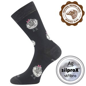 VOXX ponožky Vlněnka černá 1 pár 35-38 119504