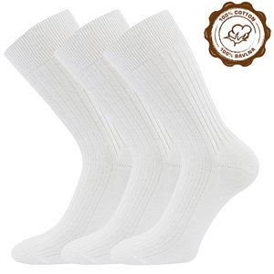 LONKA ponožky Zebran bílá 3 pár 46-48 119494