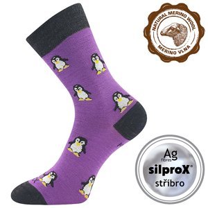 VOXX ponožky Sněženka fialová 1 pár 35-38 119915
