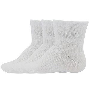 VOXX ponožky Bambík bílá 3 pár 14-17 120078