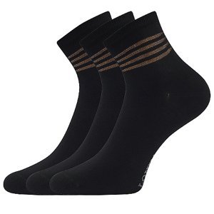 LONKA ponožky Fasketa černá 3 pár 35-38 100917