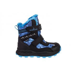 Medico ME-53503-1 Dětské kotníkové boty černo / modré 29