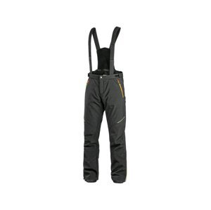 CXS TRENTON Pánské zimní softshellové kalhoty černo / žluté 54 142000381654