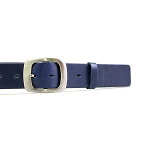 PENNY BELTS 9956 Dámský kožený opasek modrý 85cm