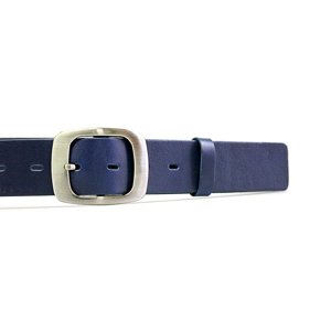 PENNY BELTS 9956 Dámský kožený opasek modrý 95cm