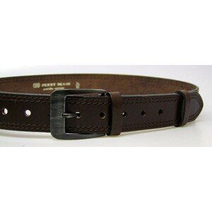 PENNY BELTS 2-2-40 Pánský kožený opasek hnědý 90cm