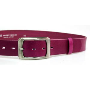 PENNY BELTS 16253 Dámský kožený opasek fuchsiový 95cm