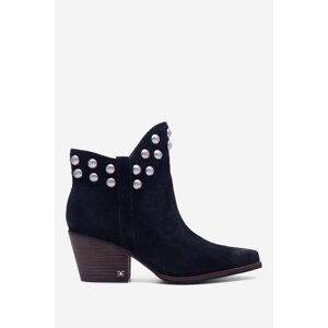 Kotníkové boty SAM EDELMAN H9193L1001 Přírodní kůže (useň)/-Přírodní kůže (useň)