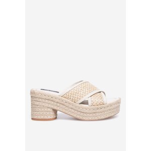 Pantofle NINE WEST WYL2734-1 Materiál/-Syntetický,Látka/-Látka