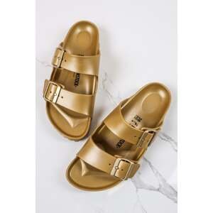 Zlaté nízké pantofle Arizona EVA