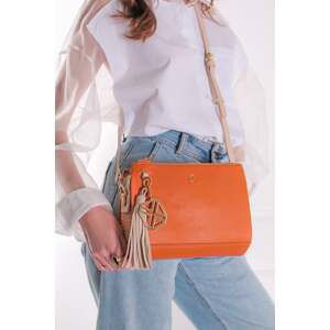 Oranžová crossbody kabelka 184308