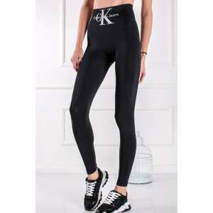 Černé legíny CKJ Women 1P High-Waist Logo