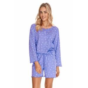Světle fialový bavlněný pyžamový set Silvia