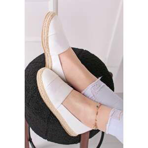 Bílé espadrilly Selyse