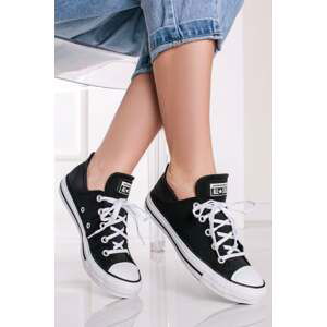 Černé nízké tenisky Chuck Taylor All Star Crushed Heel Low Top Black