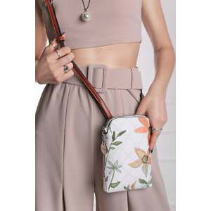 Smetanová květovaná crossbody kabelka Anastasia Classic 31170