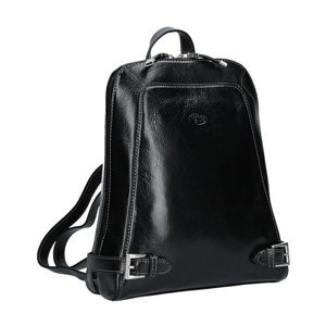 Dámský kožený batoh Katana 82358 - černá