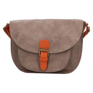 Dámská crossbody kabelka Flora & Co Debbi - šedo-hnědá