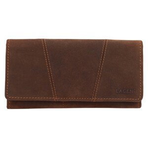 Dámská kožená peněženka Lagen Virag - hnedá