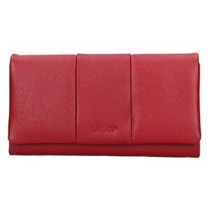 Dámská kožená peněženka Lagen Nicol - červená
