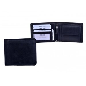 Pánská kožená peněženka TK-009 černá