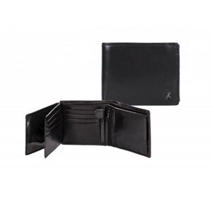 Pánská peněženka kožená 4465 komodo černá (zip na bankovky)