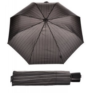 Skládací deštník  726467 Mini Fiber Hr. gem šedý s proužky