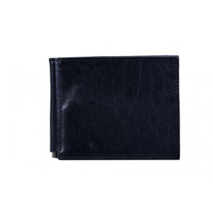 Pánská kožená peněženka dolarka bez kapsy na drobné 511051.3 černá