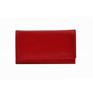 Dámská kožená peněženka MK-057 červená
